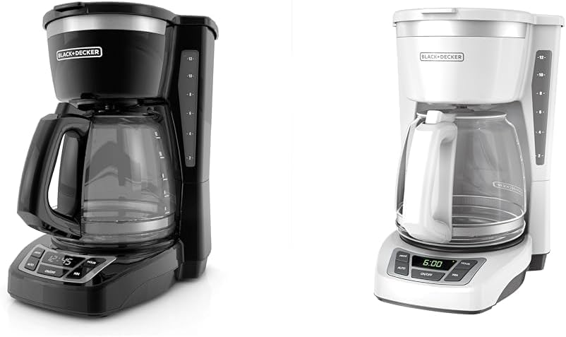 Cafetera Digital Programable de 12 Tazas con Filtro Lavable