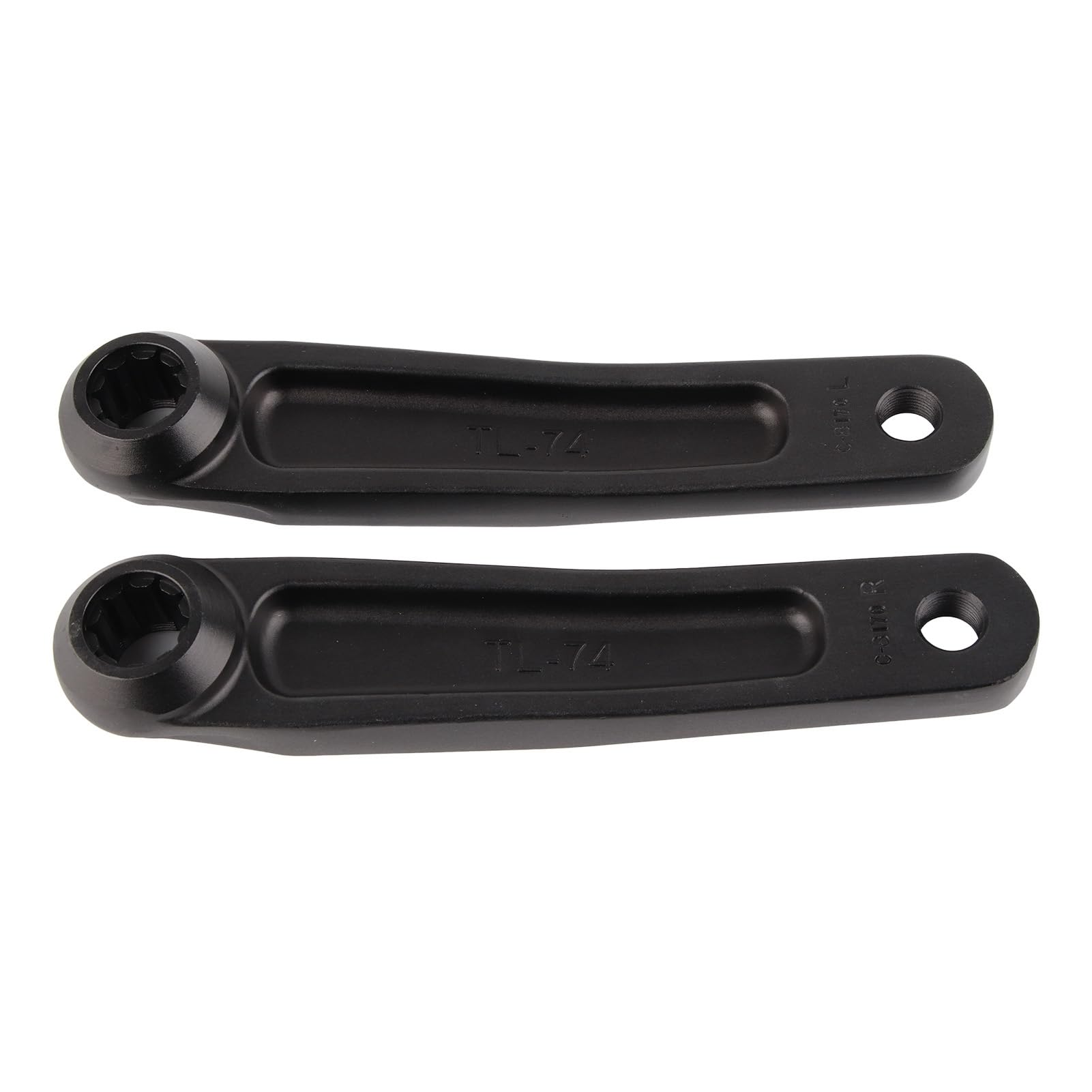 Yosoo Health Gear Manivelle Vélo Électrique ISIS 170mm, Pédalier Aluminium pour Moteur Central, Compatible avec (Paire Gauche Droite)