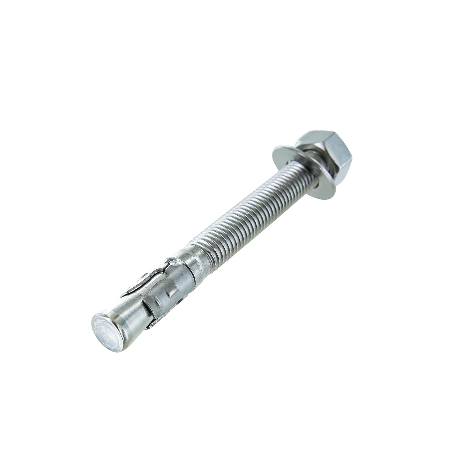 Conquest 5/8" x 6" Type 304 Stainless Steel Wedge Anchors (Box of 25) Heavy Duty Fastener for Concrete