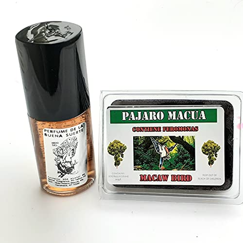 Cesarinaa Nido del Pajaro Macua Spray Aceite 1FLoz & Jabon Set Pajaro Macua de la suerte y prosperidad Jabon de Glicerina y Spray Macaw Bird Oil Spray and Soap 2