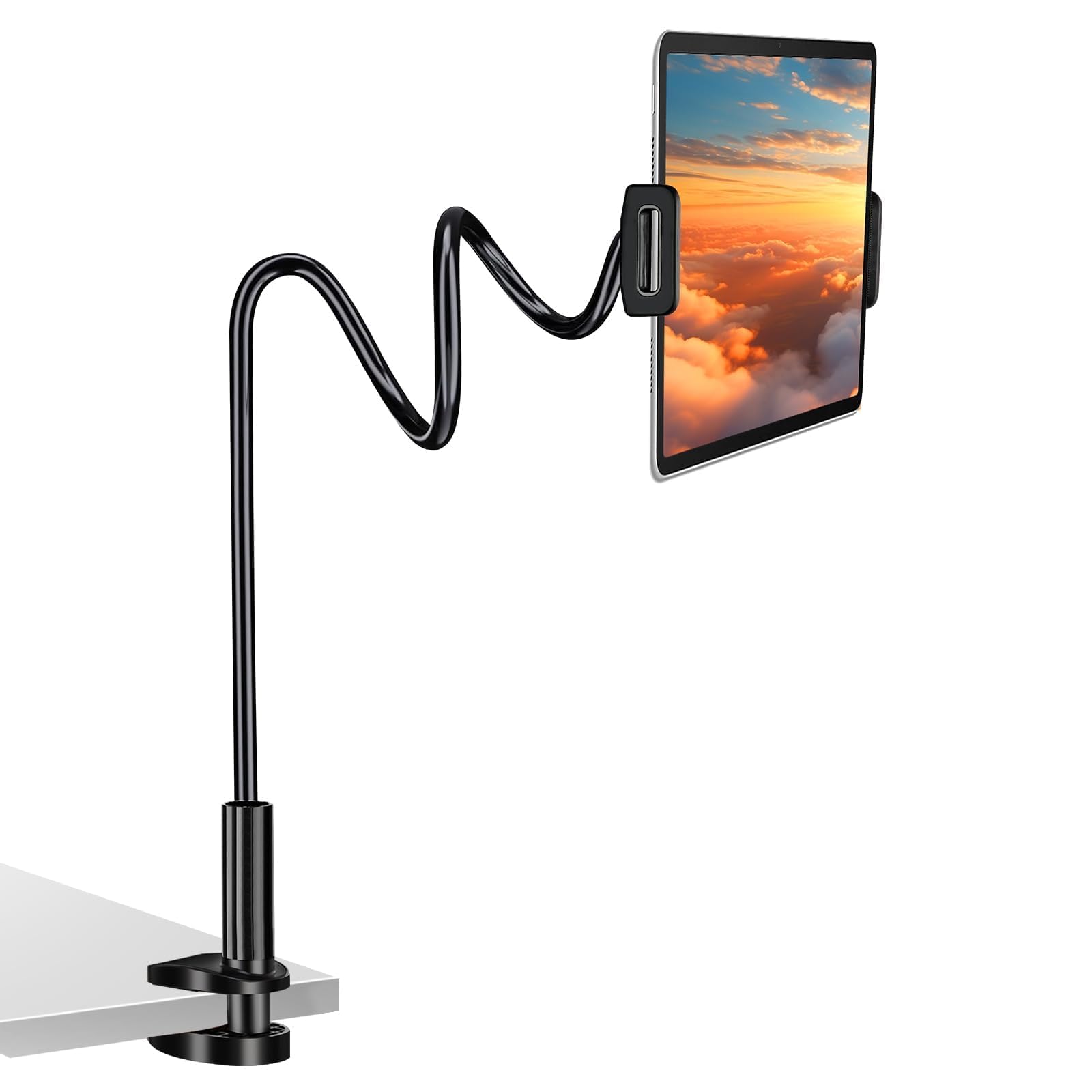 flintronic Porta Cellulare da Collo, Collo Oca Supporto Regolabile, Supporto Cellulare con 2 clip, Supporto Telefono, Universale Stand per iPhone, Switch, Samsung, Dispositivi da 4-12”, 80cm