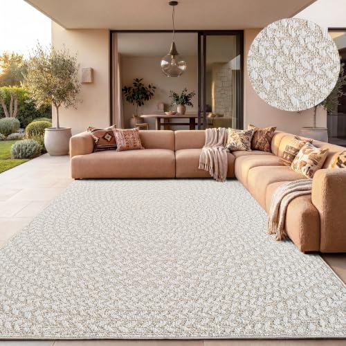 Paco Home Outdoor Teppich Wetterfest, moderner Jute-Look in natürlicher Sisal Optik, Robust, ideal für Terrasse Wohnzimmer & Küche… – Ansicht 2