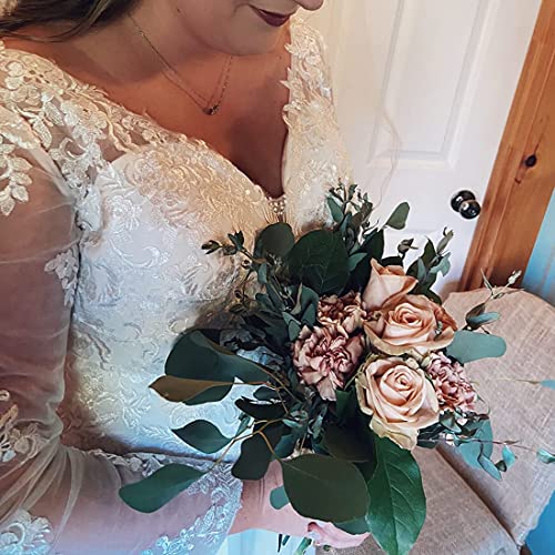 Findlovewedding Wedding Dresses For Bride 2023 With Lace Appliques Chiffon A Line Women Dress Long Sleeves Beach Bride Dress Us8 Ivory thumb #4