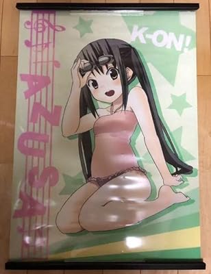 海外花系 超激レア品 けいおん 中野梓 あずにゃん 3Dポスター