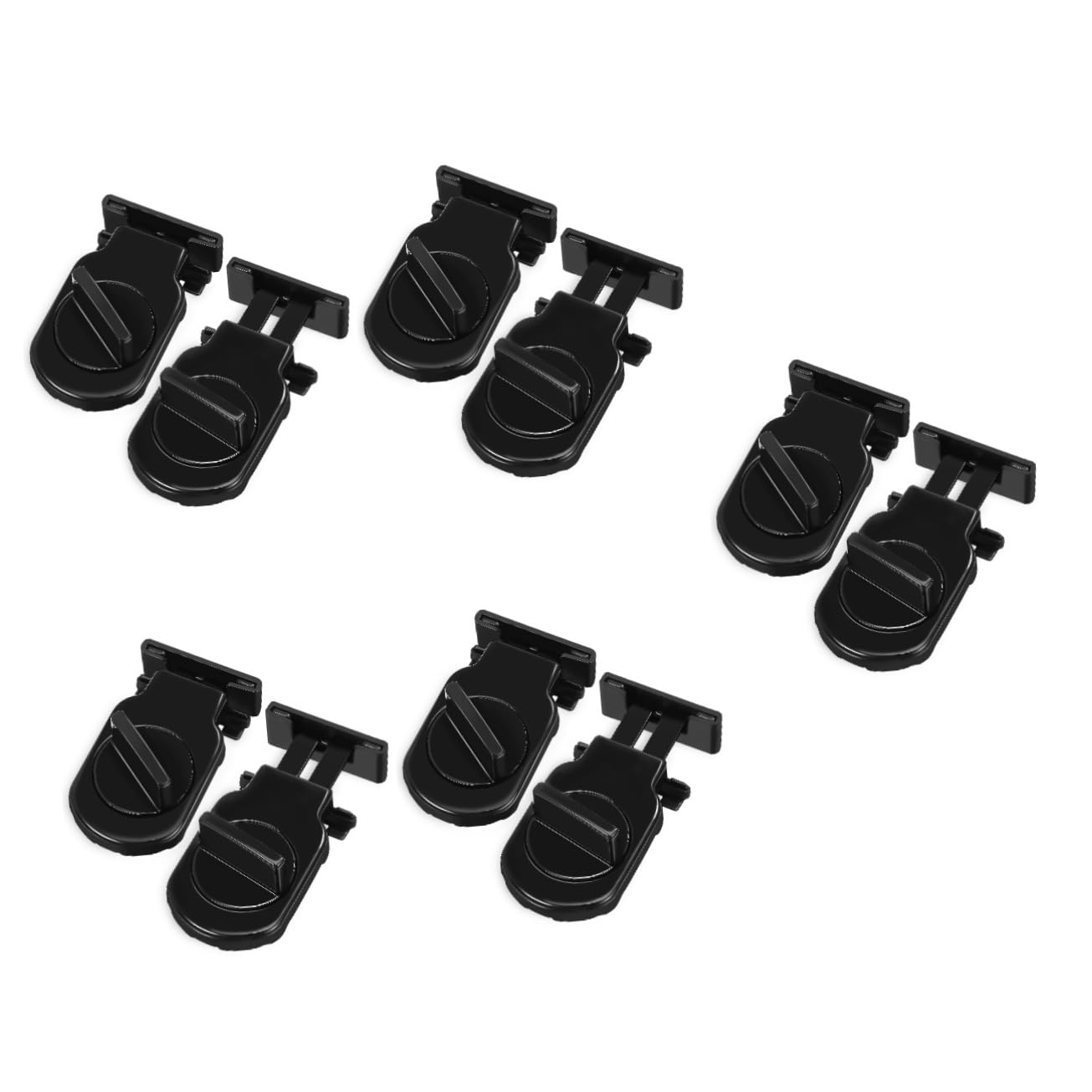 Gadpiparty 10pièces Verrous De Fenêtre Coulissants Réglables Lot De Sécurité Renforcée Pour Fenêtres Installation Facile Accessoires De Quincaillerie