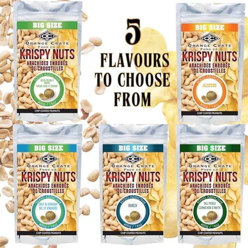 Orange Crate Food Company Jalapeno & Cheddar Krispy Nuts are A Highly Addictive Delicious Snack in A Big Bag and Makes a Great Gift. - 3