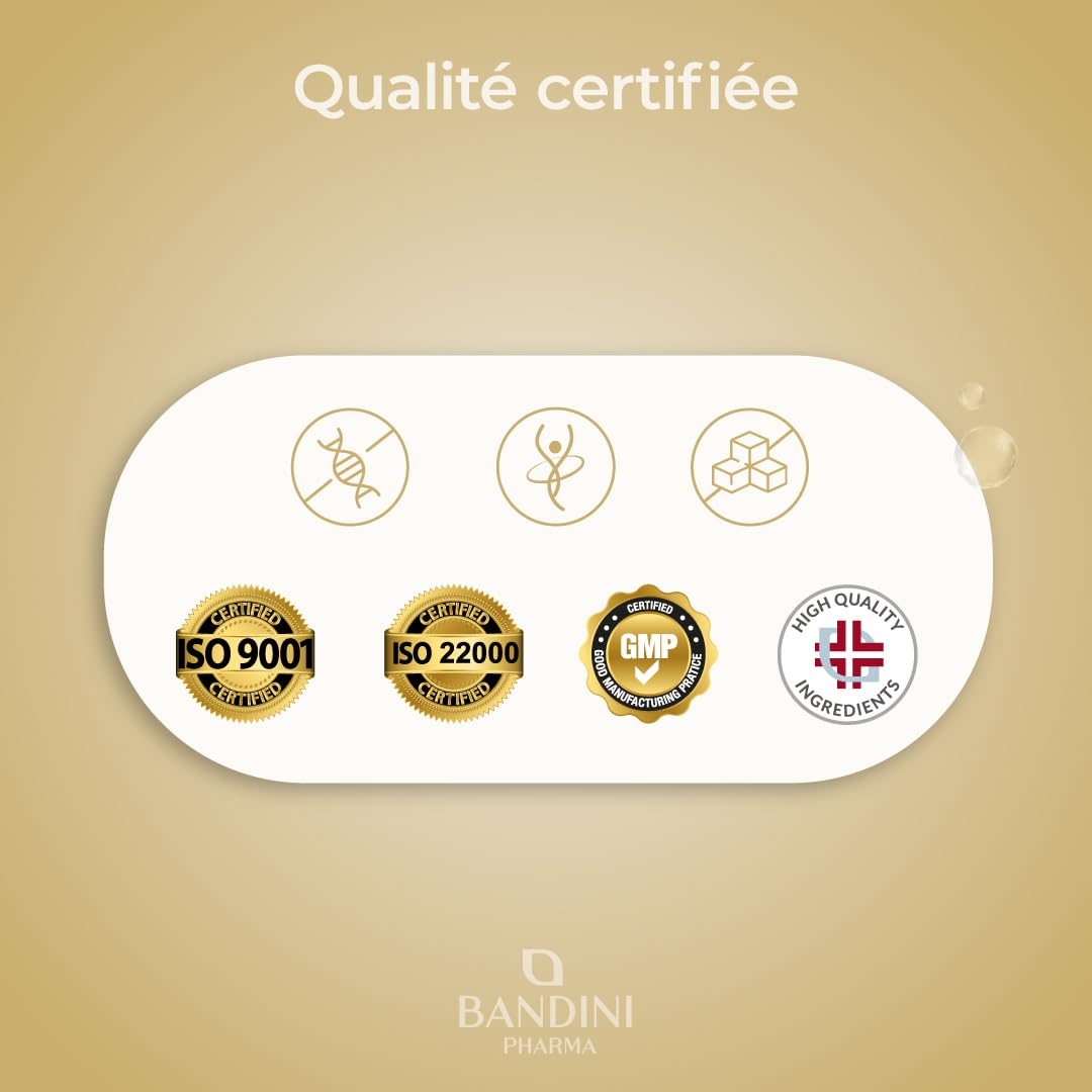 Bandini® Collagène Marin Poudre 12.000mg – Peptides de Collagene Type 1 | Marin Hydrolysés - Pour Articulations, Peau, Cheveux et Ongles - Marine Collagen saveur neutre, 300 g (12g par portion)