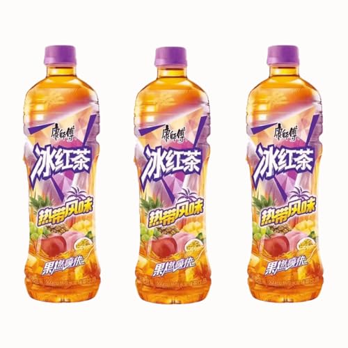 Master Kong Tropical Ice Black Tea Bottle Drinks 500ml (Pack of 3)