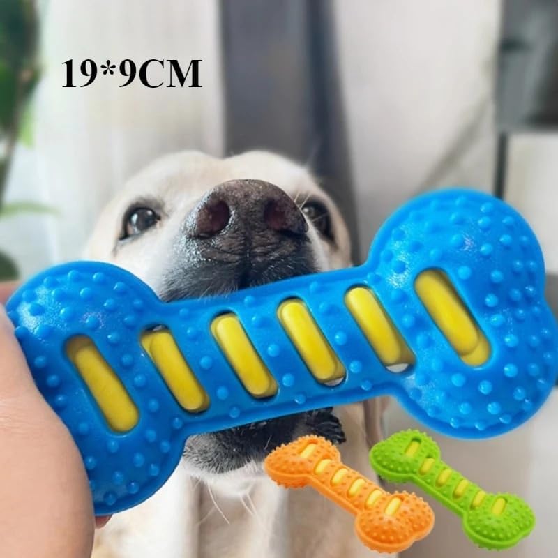 Pet Dog Chew Toy Teeth Cleaning Molar Stick Rubber Bone Toy Puppy Interactive Stick Dog Chewing Bite Toys(5)