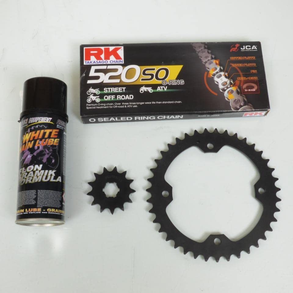 Kit chaîne 13 X 39 pour rouler en forêt avec le quad Yamaha 350 Raptor 2004-2014