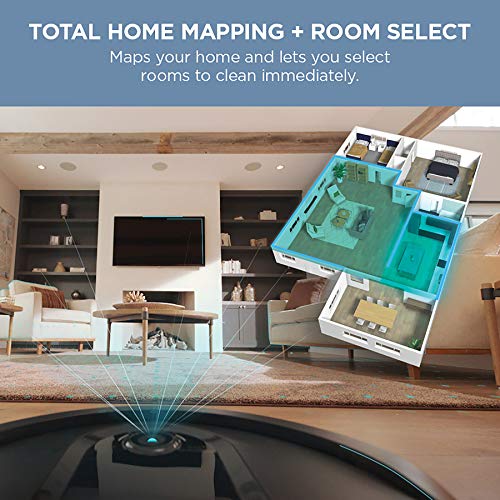 Shark IQ Robot Vacuum with Self-Empty Base Powerful Suction Wi-Fi Voice Command Total Home Mapping Perfect for Pets 0.17-Quarts Dust Cup Capacity Black (AV1002AE) by Shark - Image 5