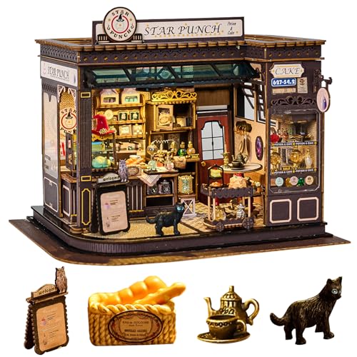 Kit de coin livre et maison de poupée miniature Spilay, le cadeau idéal pour adultes