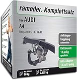  Rameder Komplettsatz, Anhängerkupplung schwenkbar + 13pol Elektrik für Audi A4 (112734-06418-6)