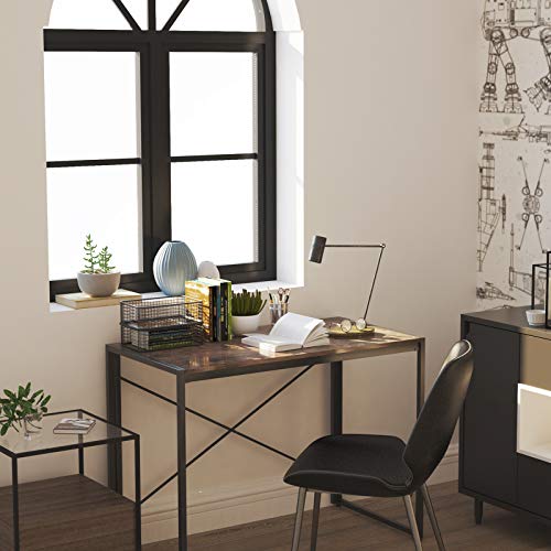 Xresluco Desk, Computer Desk 39", Folding Desk Easy To Assemble, Small Office Desk For Small Spaces/Home Office #TOP1
