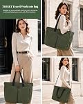 Timeet Sac de voyage pour les femmes, imperméable & Sac de rangement multi poches avec compartiment pour ordinateur portable pour l'infirmière de voyage
