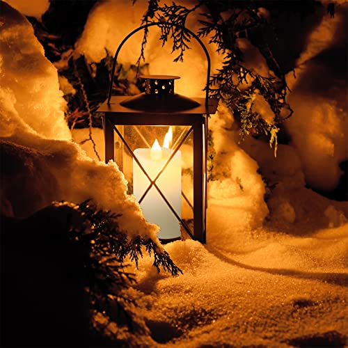 Xinbfgre Flickering Flameless Candles With Exquisite Wax-Like Plastic Shells, (White) #TOP4