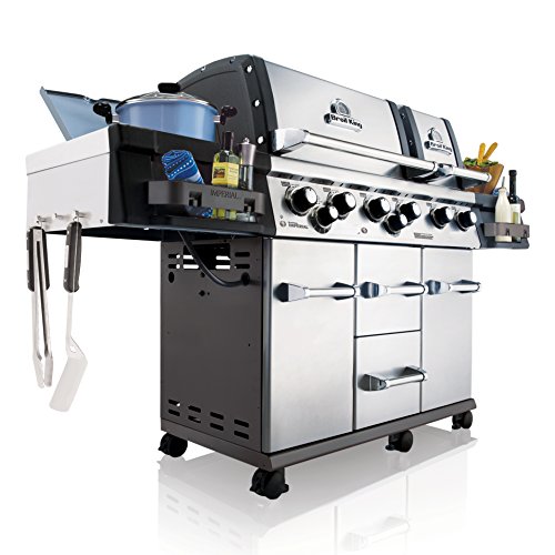 Broil King 957887 Imperial XLS Gas Grill, 6-Burner, Stainless Steel