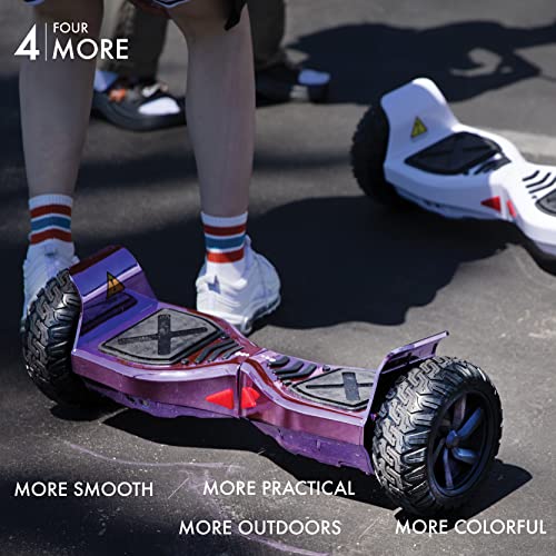 Xprit 8.5'' All Terrain Off-Road Hoverboard W/Bluetooth Speaker, Led Lights, Ul2272 Certified #TOP5