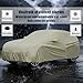 Full-Coverage Waterproof Car Cover for Mazda 3 Hatchback Four Seasons Rrotection, Dustproof and Rainproof Sun and Snow Protection