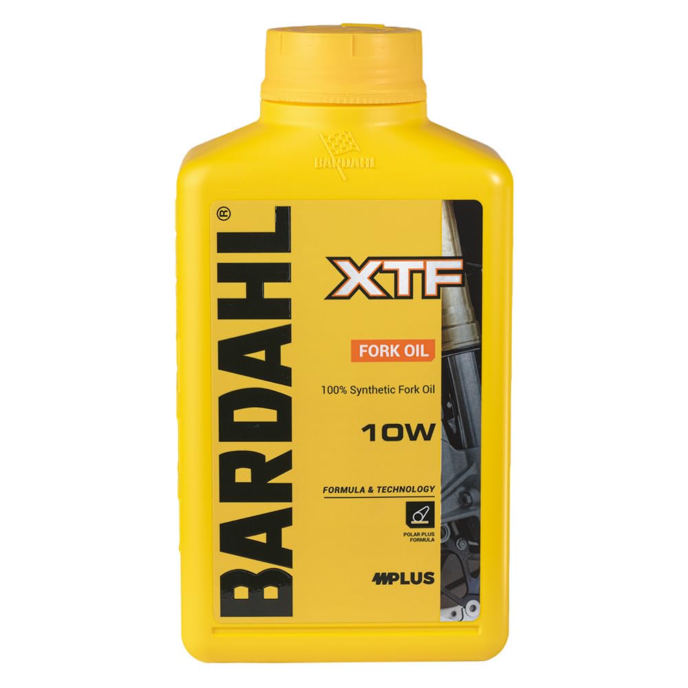 Bardahl - XTF FORK SAE 10W - Olio per Forcelle e Ammortizzatori Moto, Lubrificante Adatto alle Basse Temperature, Antiruggine, 1 L