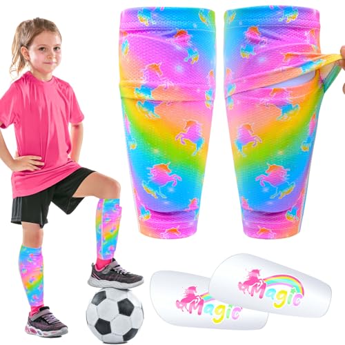 Protège-tibias de football filles 2-7 ans, équipement de foot junior