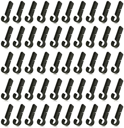 Hyamass 100Pcs Helmet Clips For Headlamp, Headlamp Hook Clip Hardhat Clips (100Pcs) #TOP10
