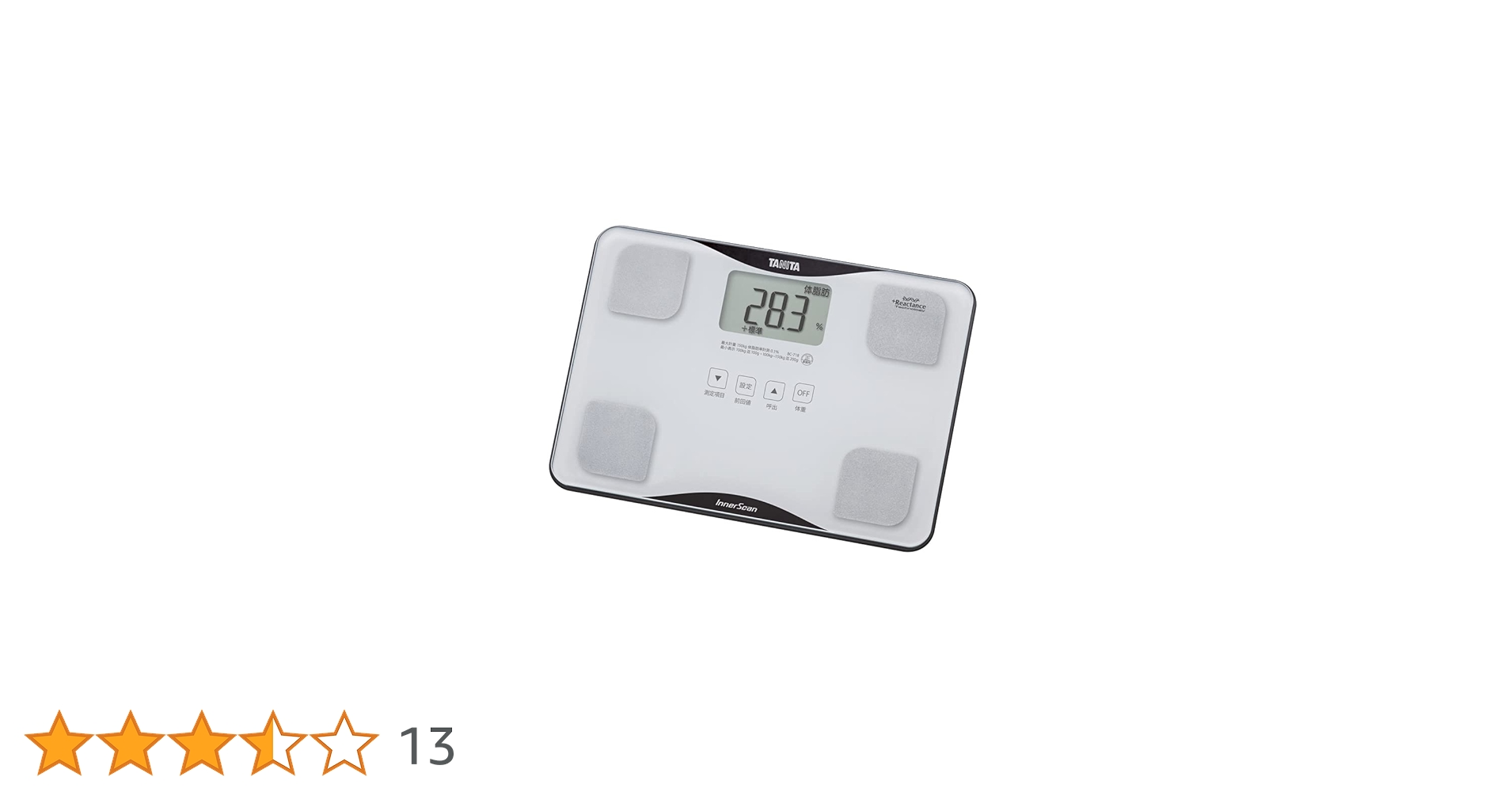 【良品】タニタ RD-910-WH 2019年製 ホワイト インナースキャン Amazon.co.jp: タニタ 体組成計（パールホワイト）TANITA