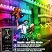 FBZ 300FT Permanent Outdoor RGB Lights - IP67 Waterproof with Smart App Control Remote,DIY Scene Modes, Music Synchronization,Eaves Lights for Garden Decor,Deck,Christmas