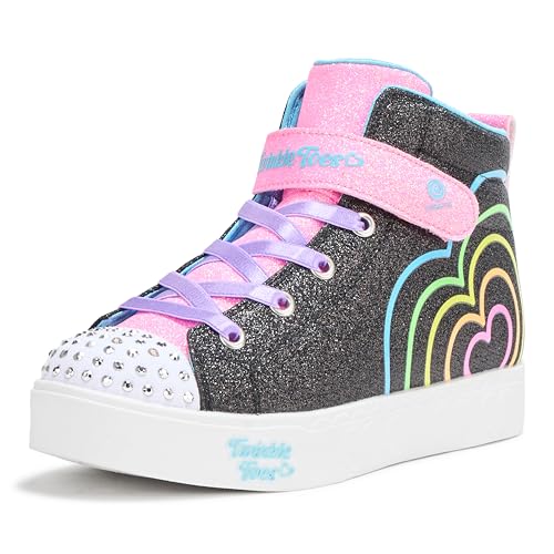 Basket Fille Skechers Heart Steps avec semelle lumineuse rose pour enfant