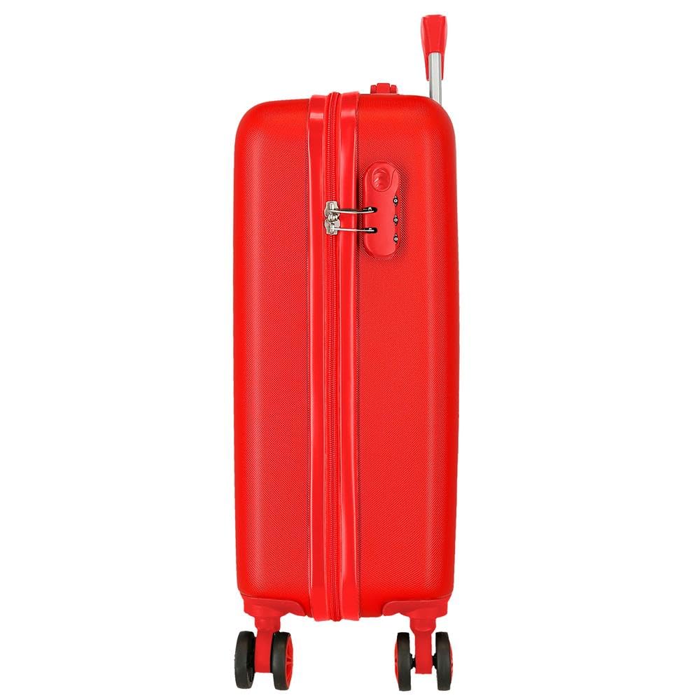 Joumma Disney Mickey Fun Times Maleta de Cabina Rojo 38x55x20 cms Rígido 2 kgs Cierre de combinación Lateral ABS 2 kgs 35L Equipaje de Mano