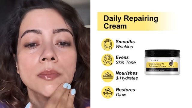 Amazon.com: ITSDAWN Snail Mucin 92% Repair Cream 100g, Face