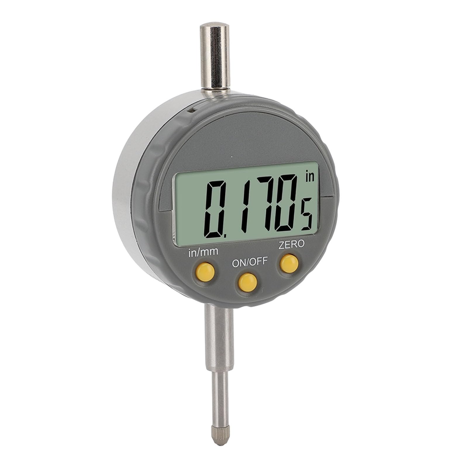 Aramox Digital Dial, Rango de 0-12.5 Mm, Indicador de Marcación Electrónica de Precisión de 0.001 Mm con Base Reemplazable, Pantalla LCD