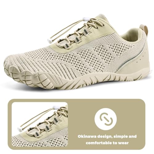 Image of WateLves Barefoot Water Shoes Men Women Wide Toe Box Minimalist Gym Sneakers Zero Drop Walking Shoes for Training Yoga Beach Hiking