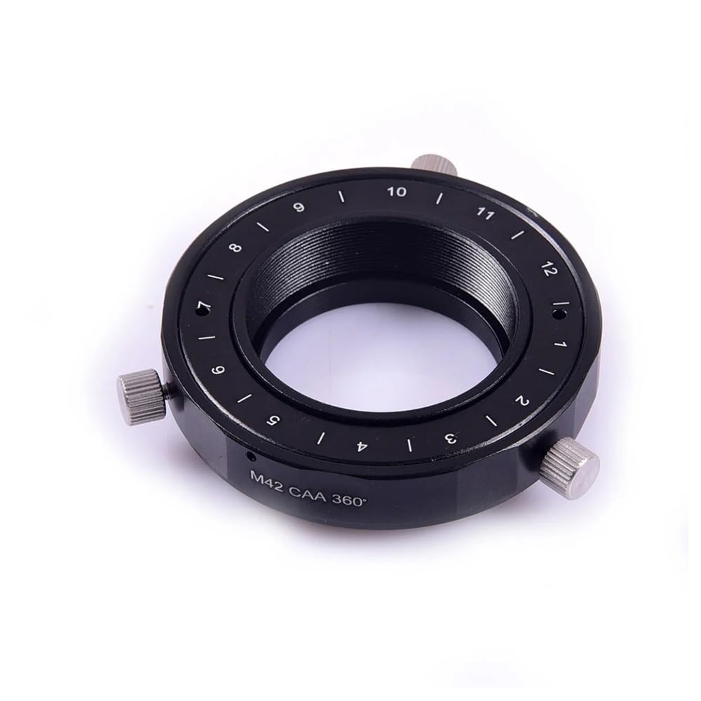 Regulador rotatorio de 360° M42 CAA para accesorios de telescopios 2