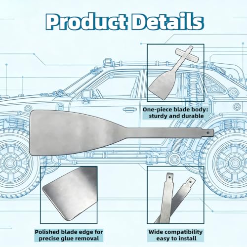 AINARETT 3 Pack Windshield Cut Out Blades