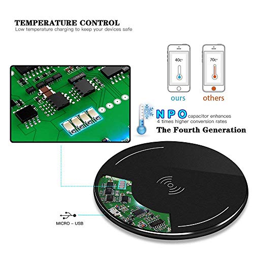 SLRMKK Szybka ładowarka bezprzewodowa, Qi Charging Pad
