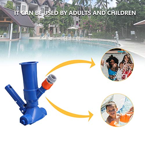 Aspirador de pó Yarnow para piscina e spa, mini aspirador a jato com escova inferior para limpeza de