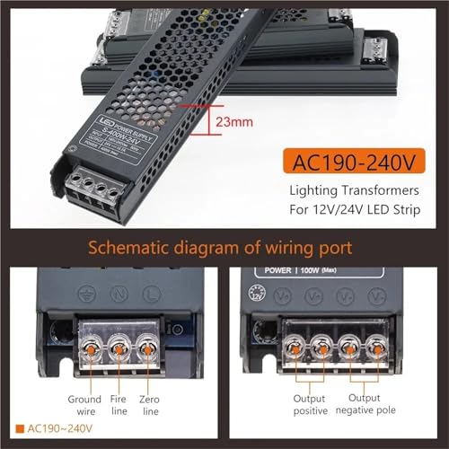 Driver LED 12V 200W sin parpadeos para eliminar zumbidos molestos 4