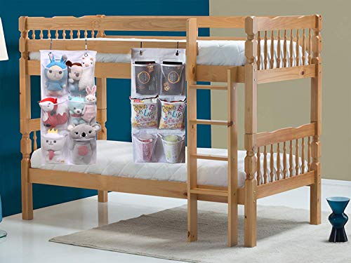 Kimbora 2 Packs Narrow Over The Door/Wall Shoe Organizer, Small Hanging Shoe Rack For Closet With Clear Mesh Pocket For Bathroom, Rv, Pantry, Camping (White) #TOP5