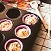 TRUSBER Pink Baking Cups, 100 pieces Paper Cupcake Liners Wrappers Nonstick Muffin Molds Baking Cup Holders for Wedding, Birthday, Baby Shower or Holiday Party (Pink)