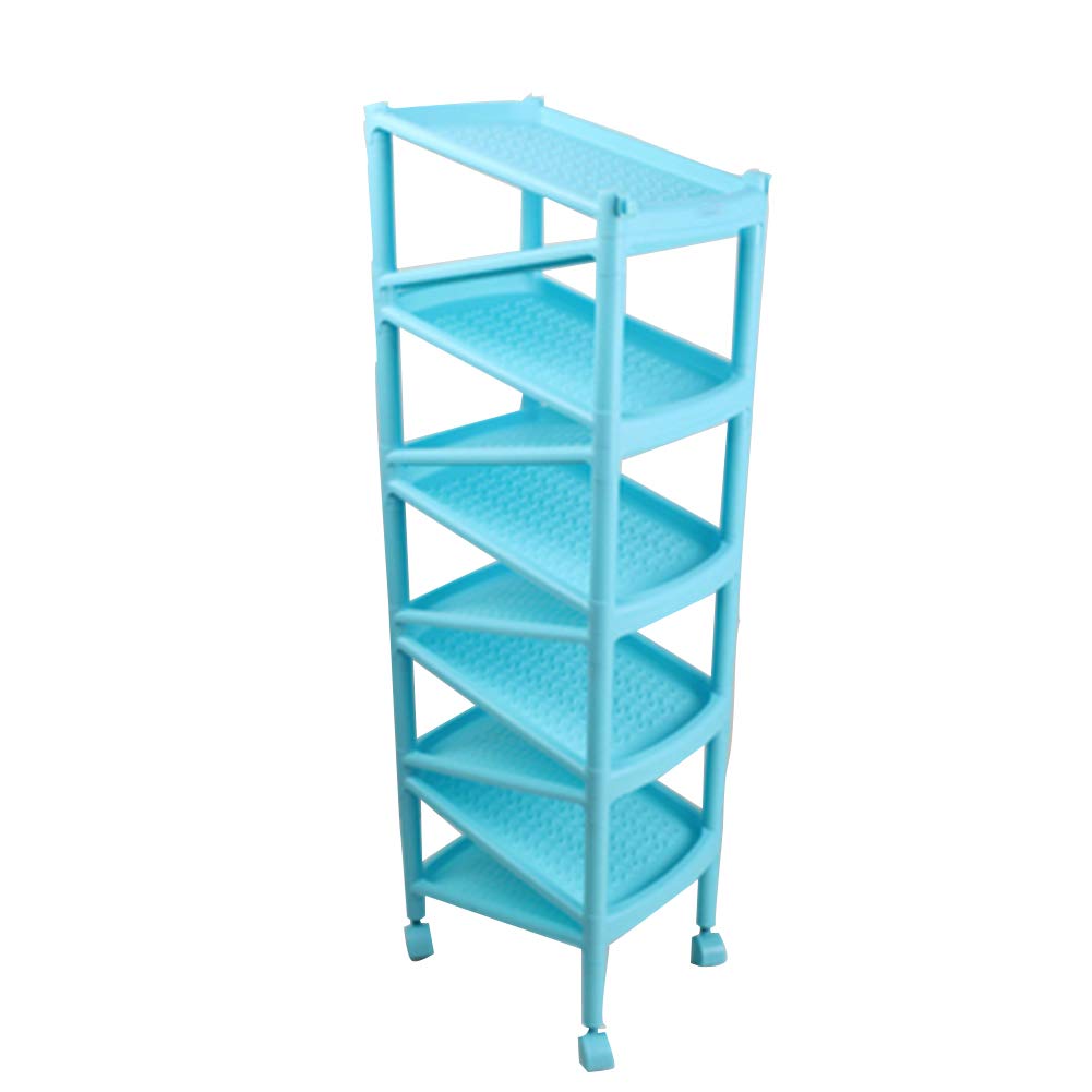 Zapatero de almacenamiento ideal para ahorrar espacio en la sala azul