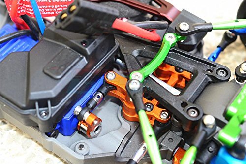 GPM Aluminium Front Tie Rods With Stabilizer For C Hub For 1/10