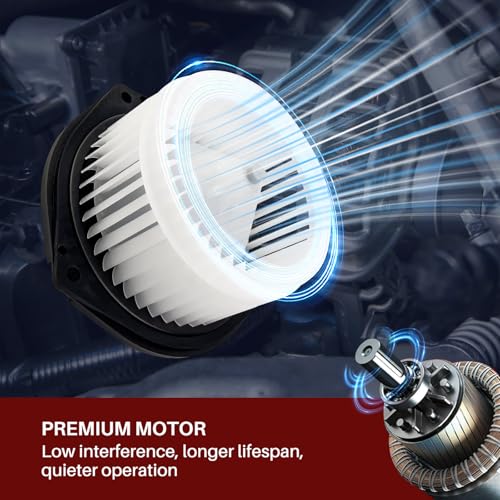 Image of 700107 AC Heater Blower Motor Fan Fit for Chevy Impala Limited 2014-2016, Monte Carlo 2004-2007, Impala 04-13, for Buick Lacrosse 05-09, for Pontiac Grand Prix 04-08, 22754990 GM3126119