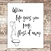 Funny Bathroom Signs (Set of 4) - Unframed - 8x10s | Bathroom Decor Wall Art Prints | Black and White Funny Quotes for your Guestroom, Rental Property or Event
