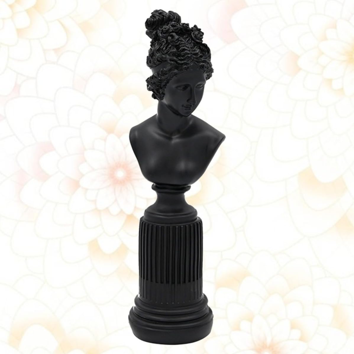 Abstracta Figura Decorativa Negra Escultura, de Resina Diosa