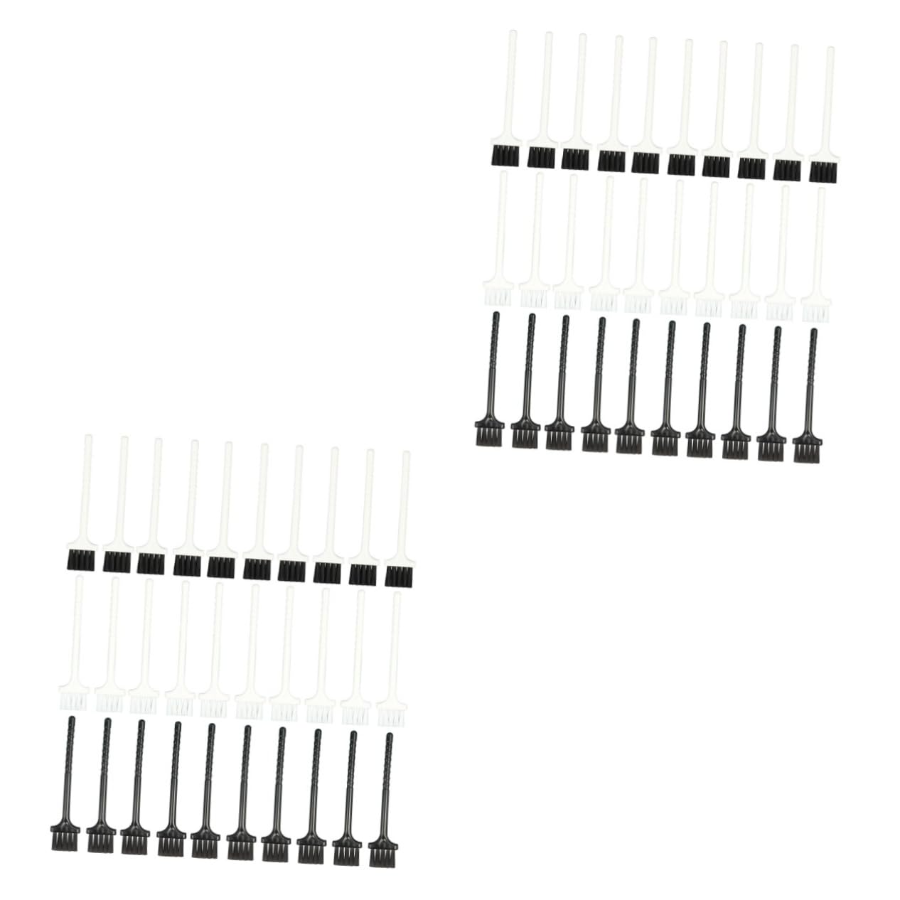 Generic 60 Pcs Keyboard Cleaning Brush Detailing Brush for Air Conditioner Cleaner Small Cleaning Tool Paintbrush Cleaners Laptop Cars Car Detailing Brush Plastic Indoor Cleaning Ball