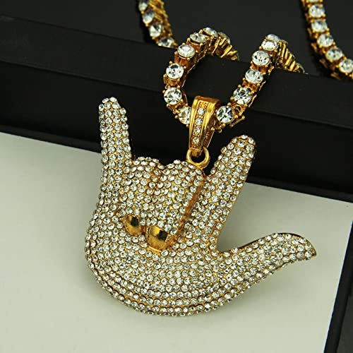 Bijoux cadeau d'anniversaire homme avec collier diamant hip-hop