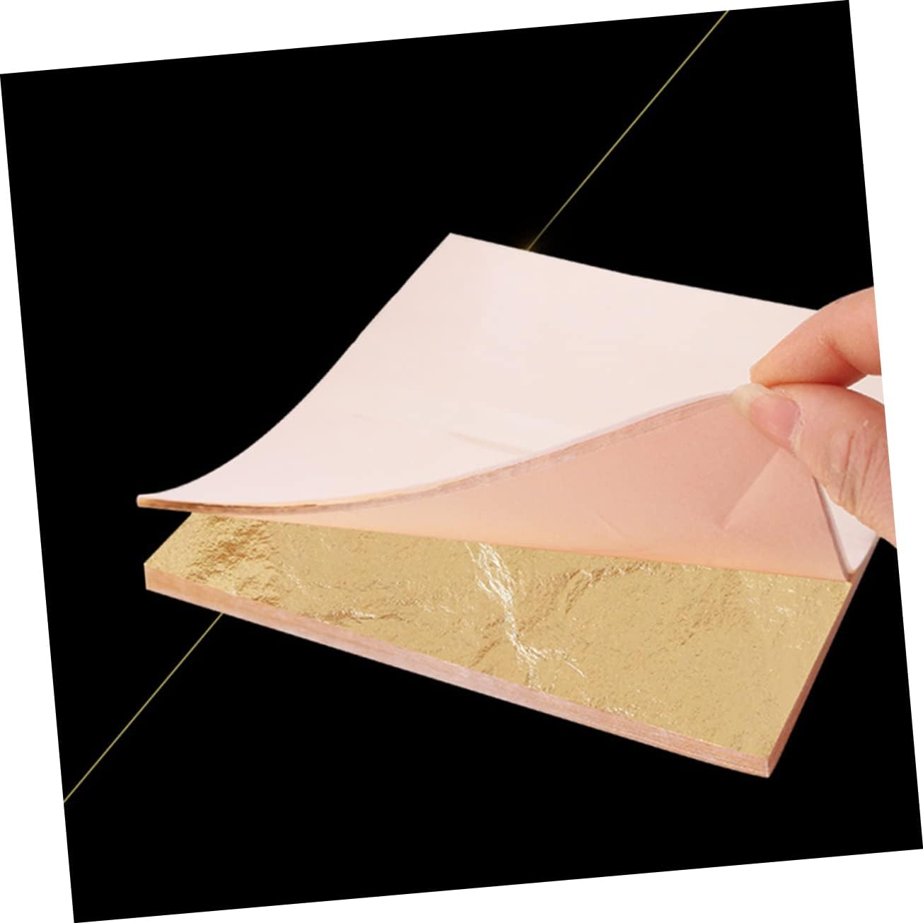 Mobestech 300pcs Foil Paper for Painting and Decor Lightweight Decors Home Adornment Supplies Suitable for Crafting Materials