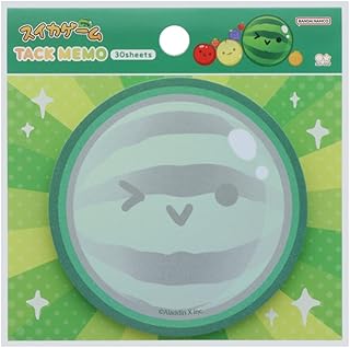 サンスター文具 スイカゲーム 付箋 ダイカット A柄 S2843153