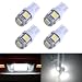  194 T10 W5W 5SMD 5050 Antline 12v LED Light Bulb White 2825 158 192 168 for Car/Motor Interior Dome Parking Side Turn Signal Dashboard License Number Plate Light Bulbs Lamp (pack of 4) 